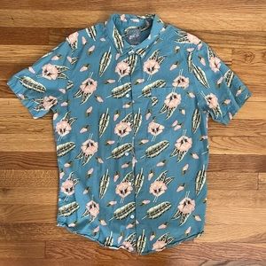 RVCA Hawaiian style shirt